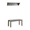 Alaterre Furniture Newport 40" Coat Hook with Shelf and Faux Concrete Bench Set ANNP032971 - alternate 5